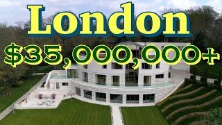 LONDON MEGA MANSION FURNISHED HOUSE TOURS 2021 (London Luxury House Tour 2021)