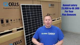 Solar Installer Positions Available at Iconic Energy