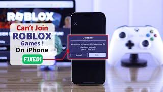 Fix- Can't Join Roblox Games on iPhone!