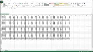 Finding duplicate rows in an Excel data set.