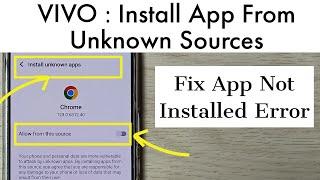 Vivo T2x 5G : Enable Install Apps from Unknown Sources