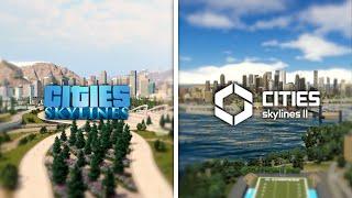 Does CS1 still look better? :O | Cities Skylines 1 VS Cities Skylines 2 Comparison