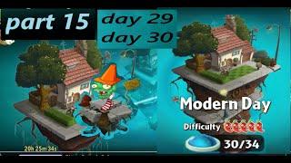 PLANTS VS ZOMBIES 2  - MODERN DAY - PART 15 - DAY  29 - DAY 30  -  gameplay