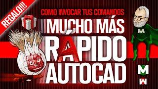  AutoCAD comandos RAPIDOS | Atajos de teclado | Alias | PGP | ingles español | TRUCOS | TUTORIAL 