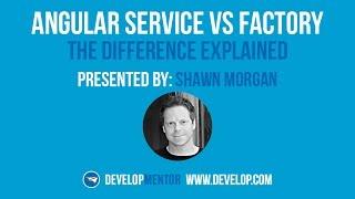 The Difference Between Angular Service and  Angular Factory Service