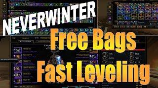 Neverwinter New Players {Fast Leveling And Free Bags}