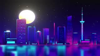 City light neon effect | Musical background video effects | No Copyright | Download 4K on our site