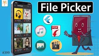 Flutter Tutorial - How To Use File Picker | The Right Way | Android, iOS, Web & Desktop