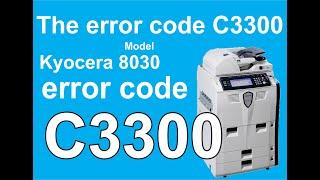 kyocera km code error c3300