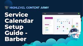 Service Calendar Setup Guide - Barber