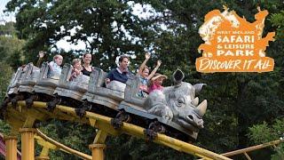 Rhino Roller Coaster - West Midland Safari Park (July 2024)