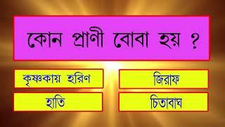 Bangla Gk Question and Answer | Sadharon Gyan | Bengali GK | Animal GK | EP-19 | General Knowledge