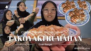 Takoyaki rumahan cuma 5K Enak banget️ isi Ayam dan Daun Bawang Bikin Ngiler