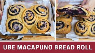 Ube Macapuno Bread Roll by Mai Goodness | One Proofing Bread Only | Faster Bread Making | Ube Bread