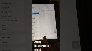 How to Reset Network Setting on ipad 2022