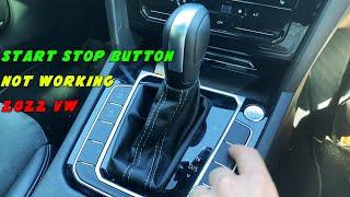 Start Stop Button not working (VW Arteon )