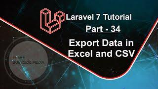 Laravel 7 Tutorial - Export Data in Excel and CSV
