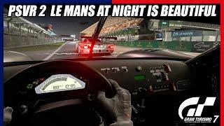 PSVR 2 + Le Mans at Night!  | Mercedes CLK LM Gameplay in Gran Turismo 7