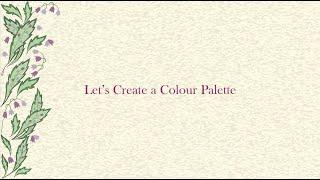 Make a Colour Palette (How To Create a Half-Drop Repeat Pattern With Texture The Easy Way)