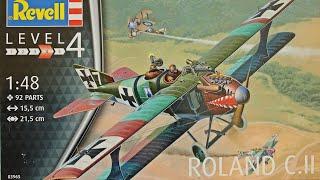 Unboxing & Review of Revell 1:48 ROLAND C.II 03965