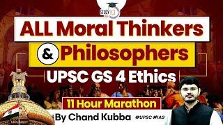 All Moral Thinkers & Philosophers | Ethics| UPSC GS4