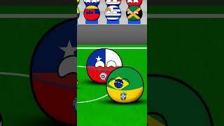 Argentina VS Brasil Countryballs