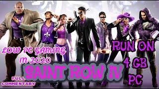 Low Pc Gaming IN 2020 Saint Row 4 The Fundamental Gameplay & Walkthrough Part # 4 |like Gta 5|