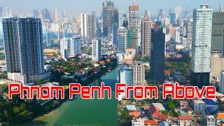 4K HDR From Above Of Phnom Penh City Cambodia With DJI Drone Footage 1hour Videos