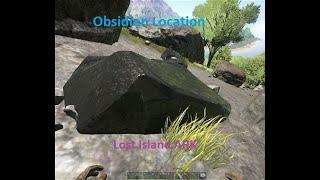 Obsidian Location Lost Island Ark