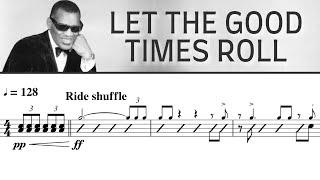 Big Band Drum Chart | Let The Good Times Roll - Ray Charles 