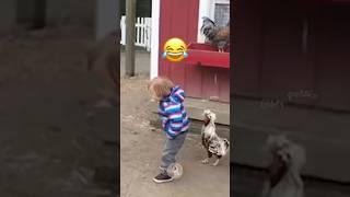 Kids vs. Chickens: Hilarious Farm Fun!  #MyPetsie