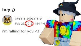 Exposing my old CRINGEY roblox messages