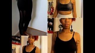 How to Make a Crop top out of leggings!