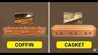 WHATS THE DIFFERENCE BETWEEN A COFFIN & A CASKET