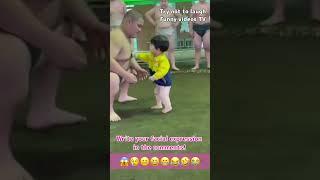 Try not to laugh    Funny baby videos #shorts