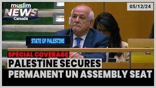 Palestine Secures Permanent United Nations Assembly Seat | September 12, 2024