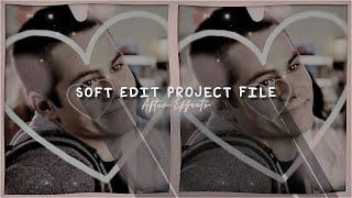 soft edit project file | after effects