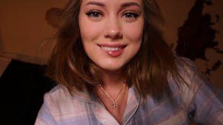 Your GIRLFRIEND Help You SLEEP  ASMR, Role Play, Personal Attention, Visual Triggers