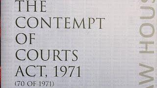 The Contempt of Courts Act 1971 complete, in audio for AOR Exam/UPSC/Judiciary