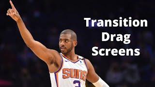 Transition Drag Screens | Phoenix Suns