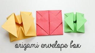 Origami Envelope Box Tutorial - DIY - Paper Kawaii