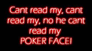 Poker Face - Lady Gaga - LYRICS!!