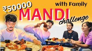 Mandhi@95 With Family | Funny Food Vlog #achyuthnanu #korutla