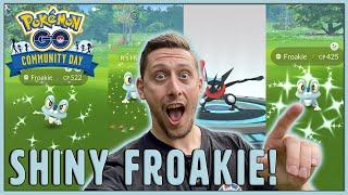 HOW GOOD WAS MY SHINY LUCK?! *SHINY FROAKIE* Pokemon GO Community Day!