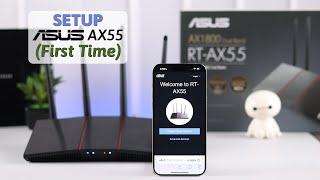 How to Setup ASUS Router AX55! [Quick Connection with Web Interface For the First Time]