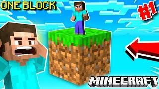 I MADE WHEAT FARM IN MINECRAFT ONE BLOCK || PART 1 || #minecraft || AJEEB GAREEB