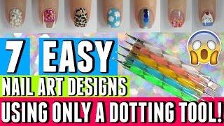 7 EASY NAIL ART DESIGNS THAT ONLY REQUIRE A DOTTING TOOL | Spangley Nails