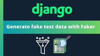 Generate random fake data with Faker in Django