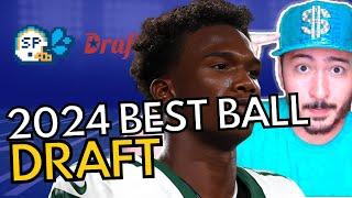 Fantasy Football Draft For $500,000! (PPR Draft) | 2024 Best Ball Draft #145