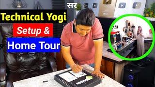 Technical yogi sir Setup Tour and Home Tour | technical yogi interview | technical yogi wife